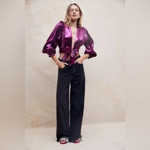 Free People Crop top LoveShackFancy Miss
